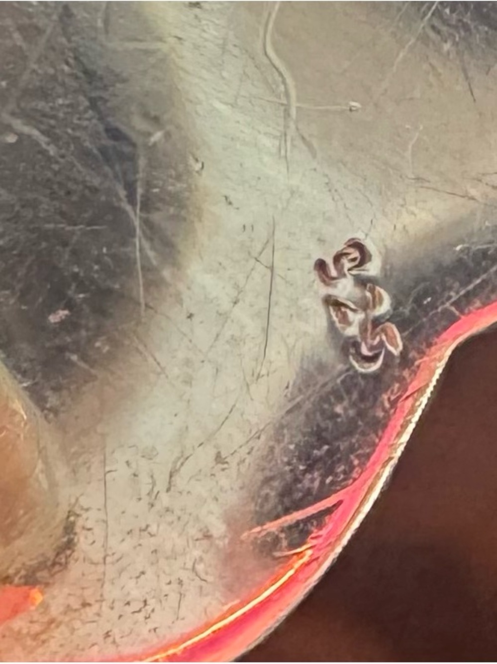 Statement champagne and hot Pink opal crawler Ring - adjustable sterling silver - Picture 5 of 5